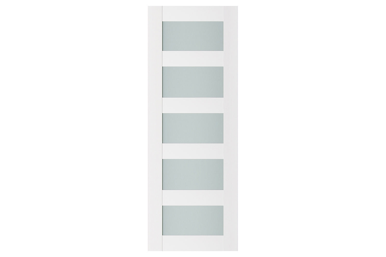 Nova Triplex 022 Soft White Laminated Modern Interior Door - Slab