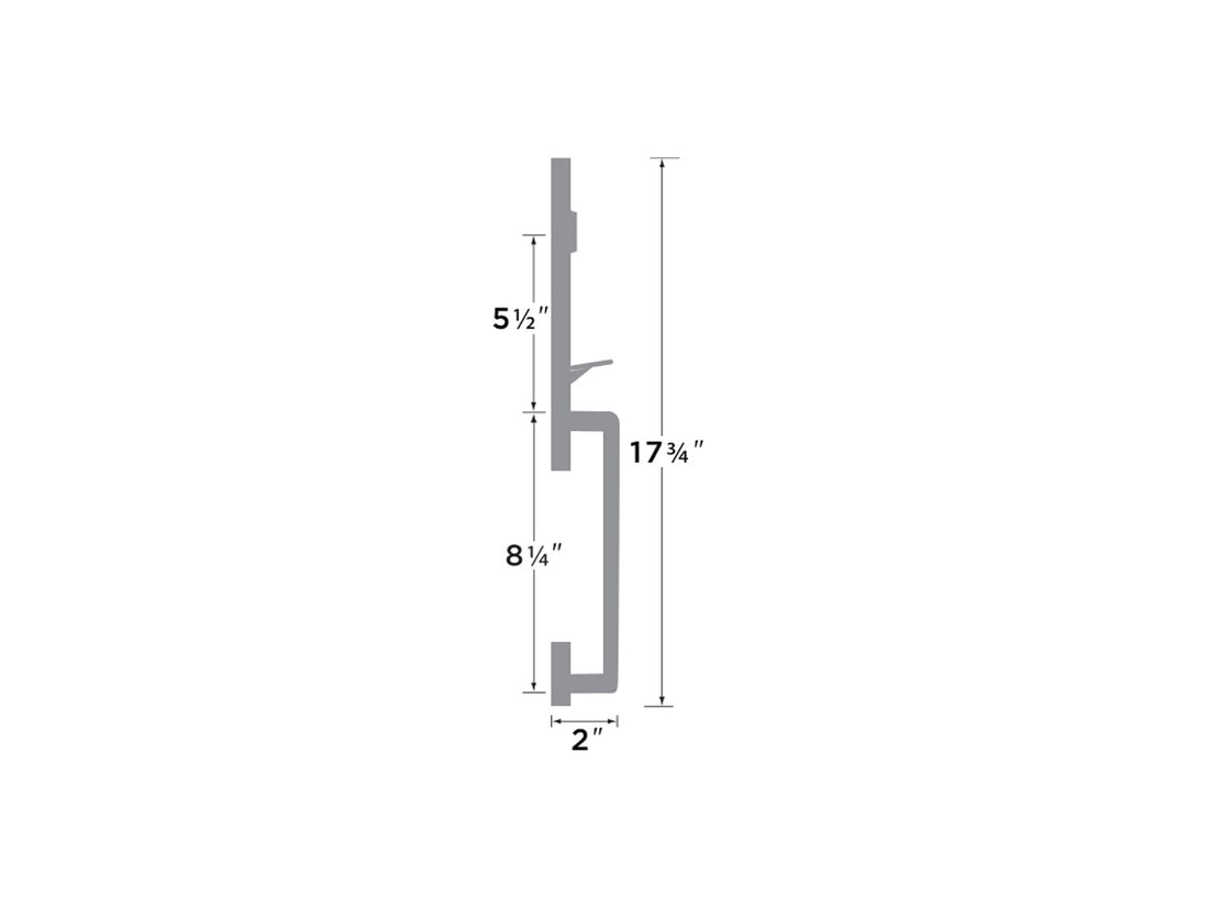 Sure-Loc Turin Handleset - Dimensions