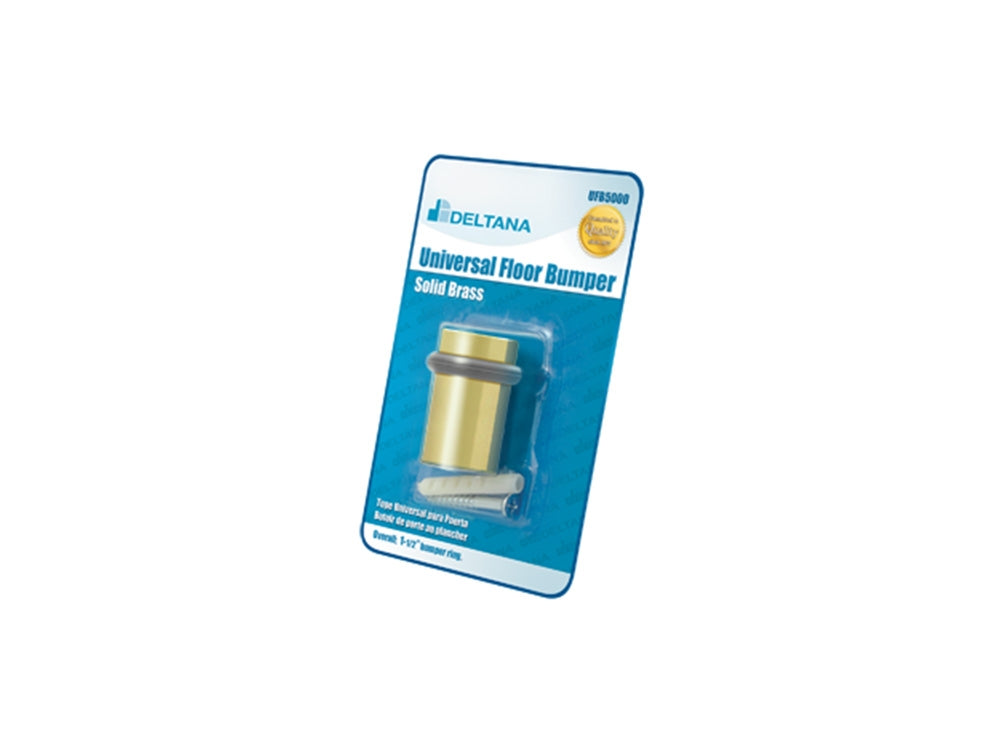 Deltana Universal Floor Door Bumper Blister Pack 2"
