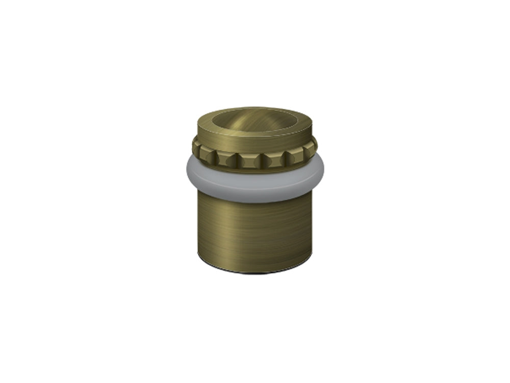 Deltana Round Universal Floor Door Bumper Pattern Cap 1-1/2"