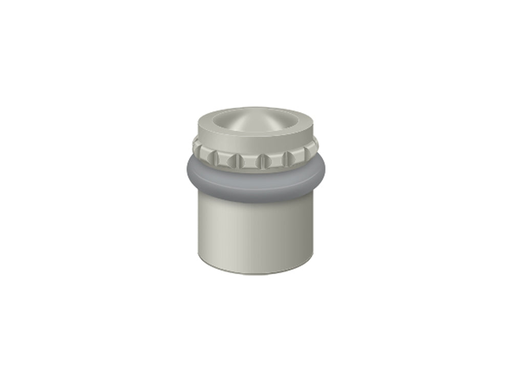 Deltana Round Universal Floor Door Bumper Pattern Cap 1-1/2"
