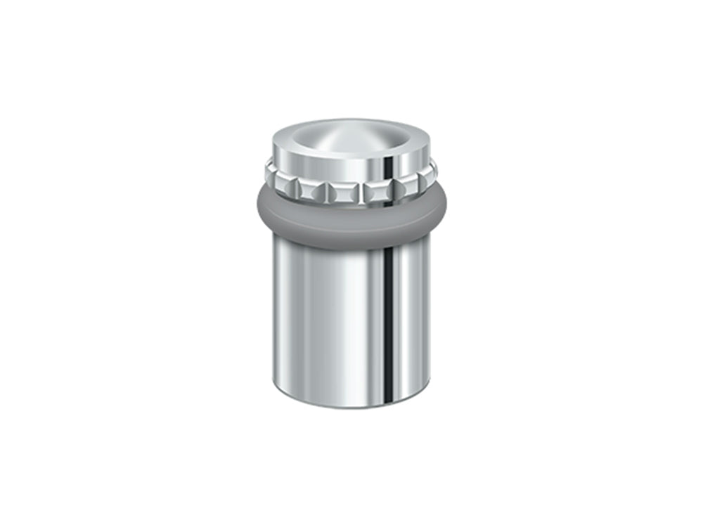 Deltana Round Universal Floor Door Bumper Pattern Cap 2"