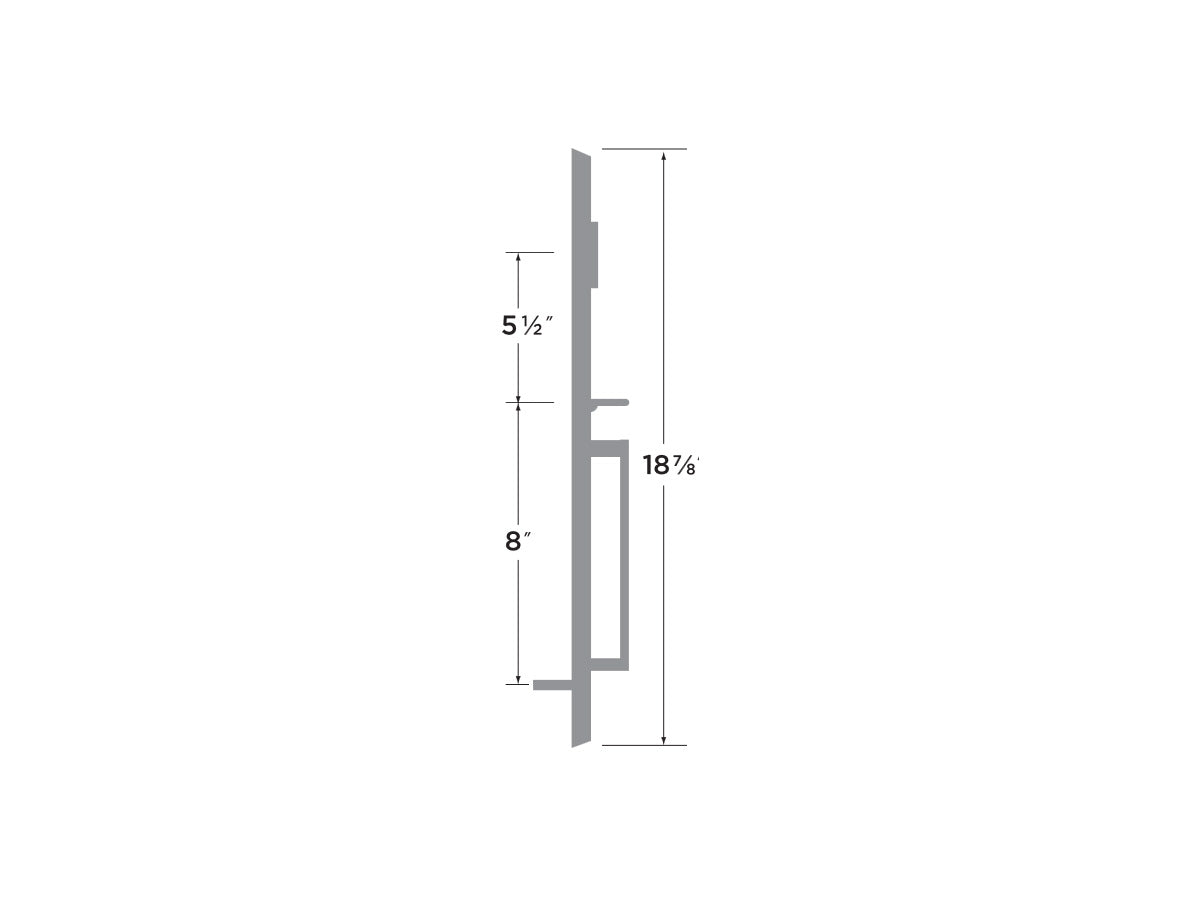 Sure-Loc Vail Handleset - Dimensions
