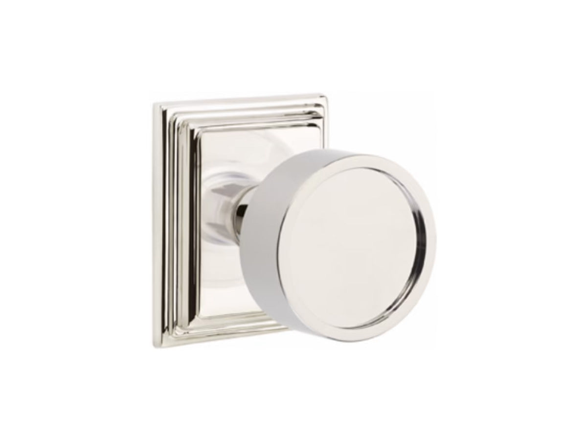 Emtek Verve Brass Knob - Polished Nickel US14