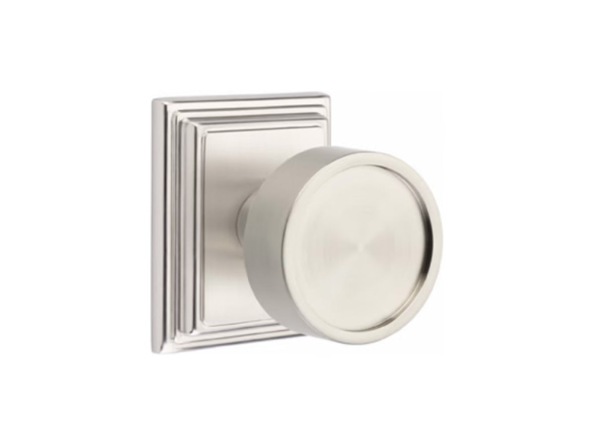 Emtek Verve Brass Knob - Satin Nickel US15