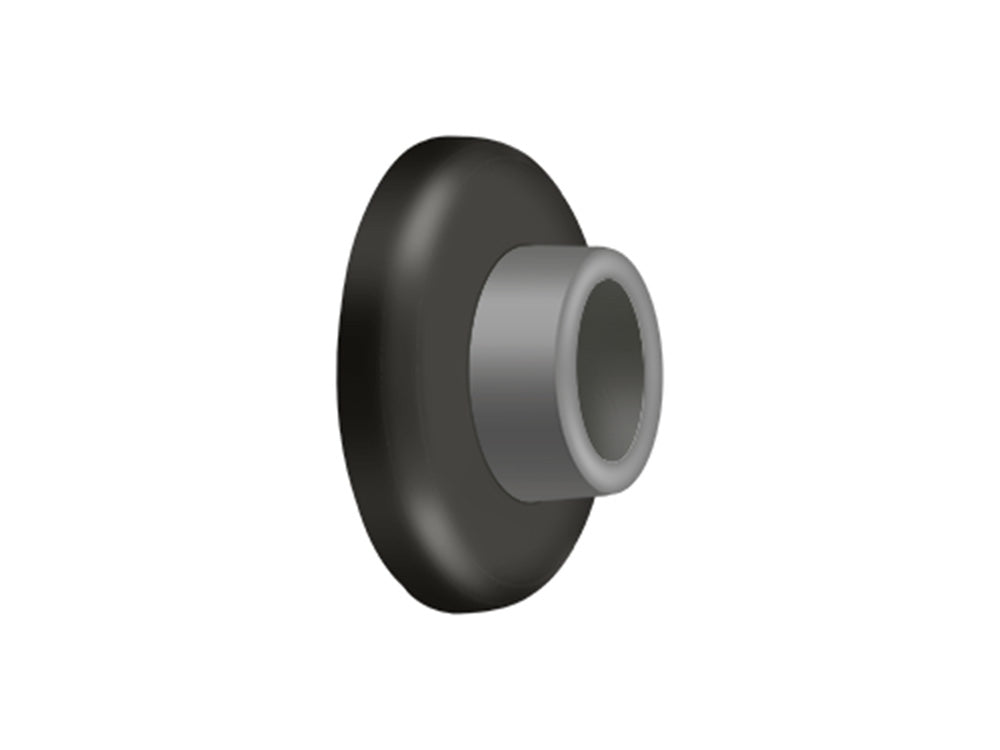 Deltana Wall Mount Concave Flush Bumper, 21/2" Diam.