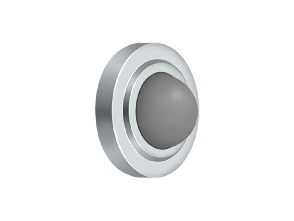 Deltana Convex Flush Bumper 2-3/8" Diam.