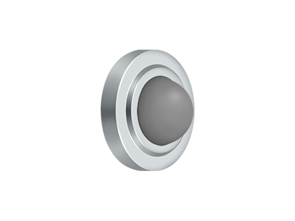 Deltana Convex Flush Bumper 2-3/8" Diam.