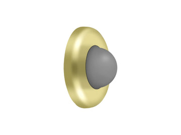 Deltana Wall Mount Convex Flush Bumper, 21/2" Diam.