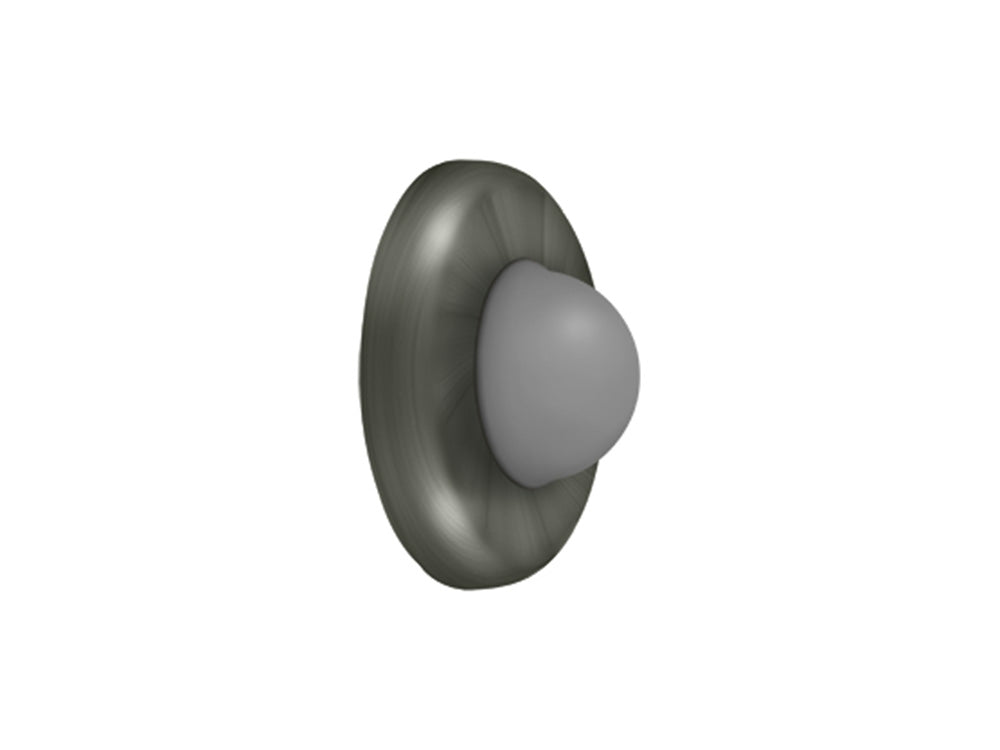Deltana Wall Mount Convex Flush Bumper