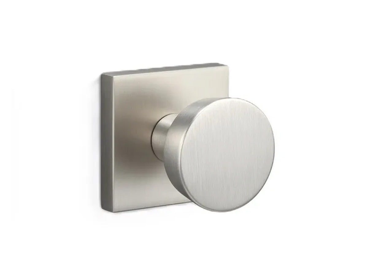 Sure-Loc Zermatt Square Interior Door Knob - Satin Nickel